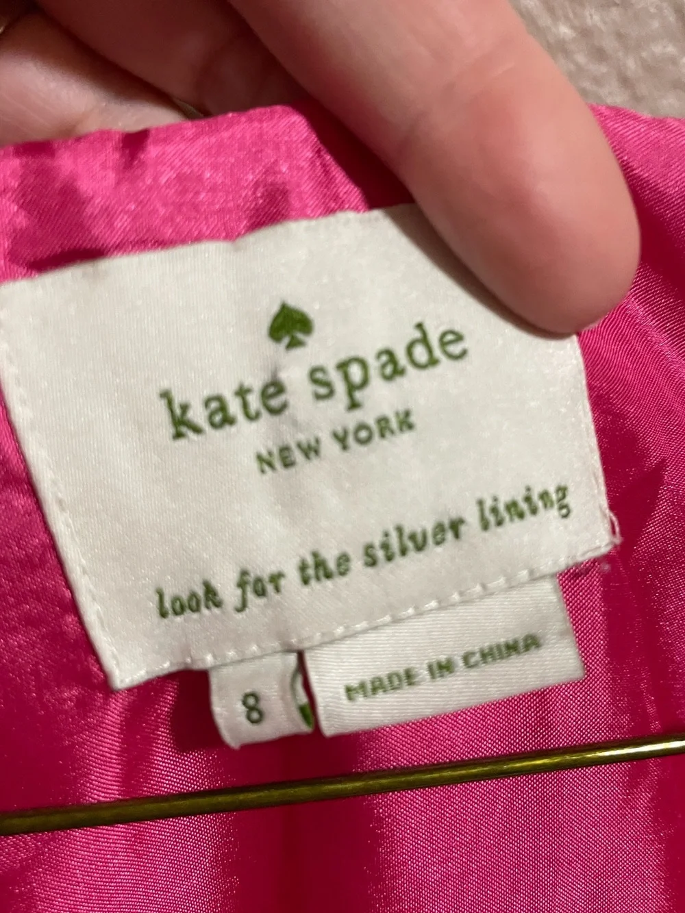 Kate Spade Pink Sleeveless Tie-Neck Dress